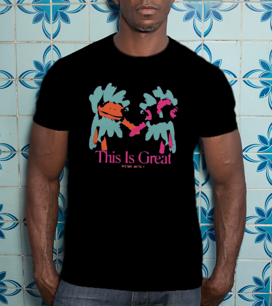 This Is Great Remi Wolf Two Abstract Figures T-Shirt
