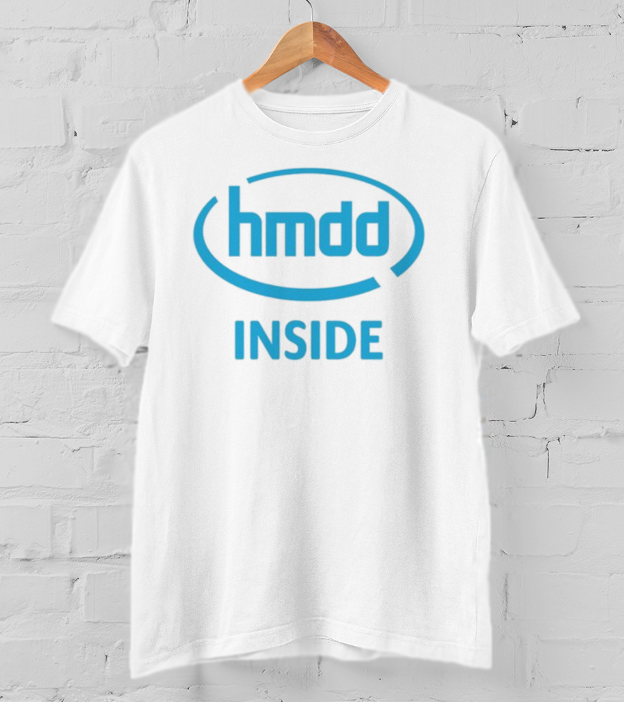 Hmdd Inside Logo Parody Dantebowe Wearing T-Shirt