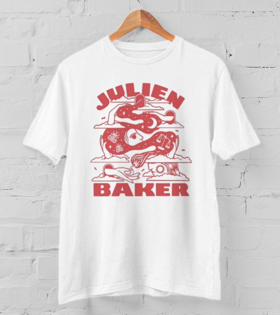 Julien Baker Surreal Cosmic Red T-Shirt