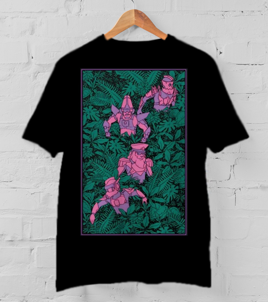 Rainforest Robot Explorers Jungle Expedition T-Shirt