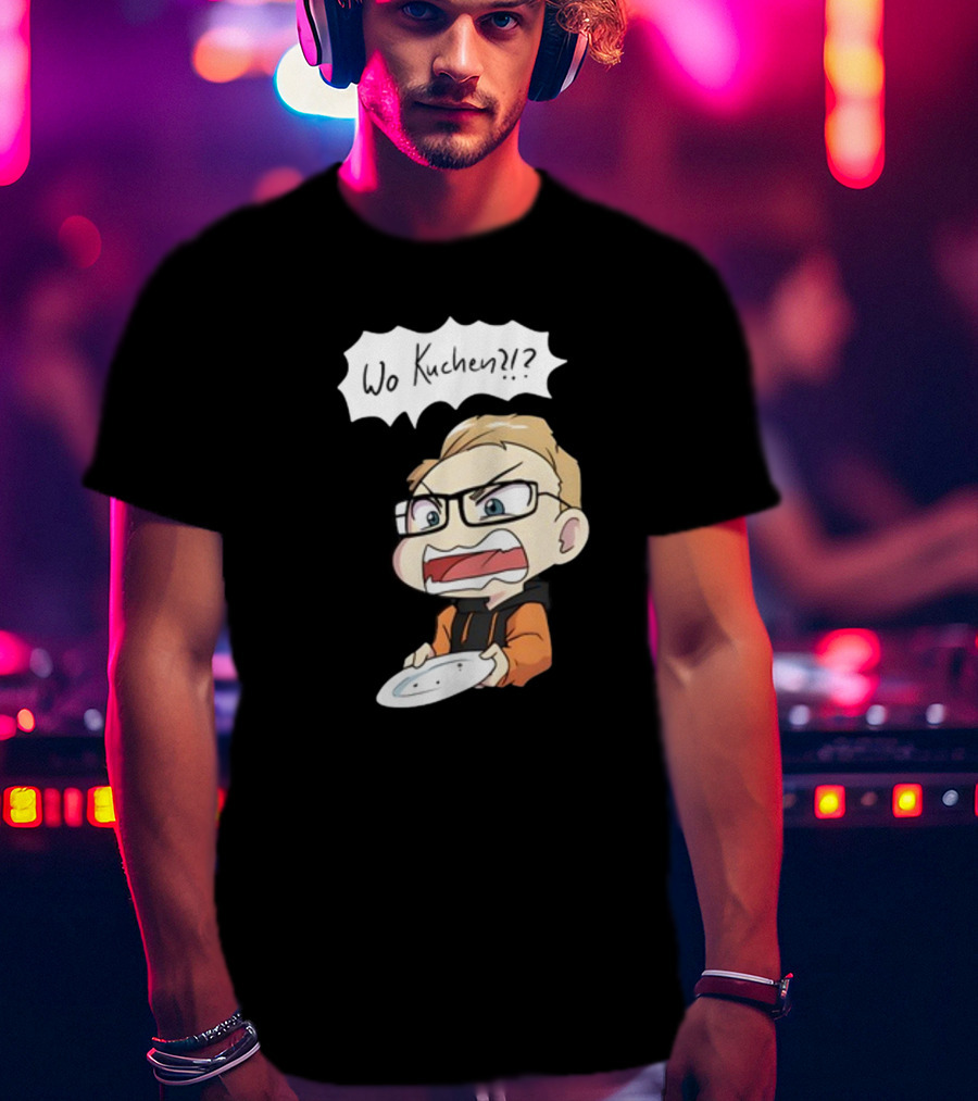 Wo Kuchen Kittycat Cakes Damen Comic Style Character T-Shirt