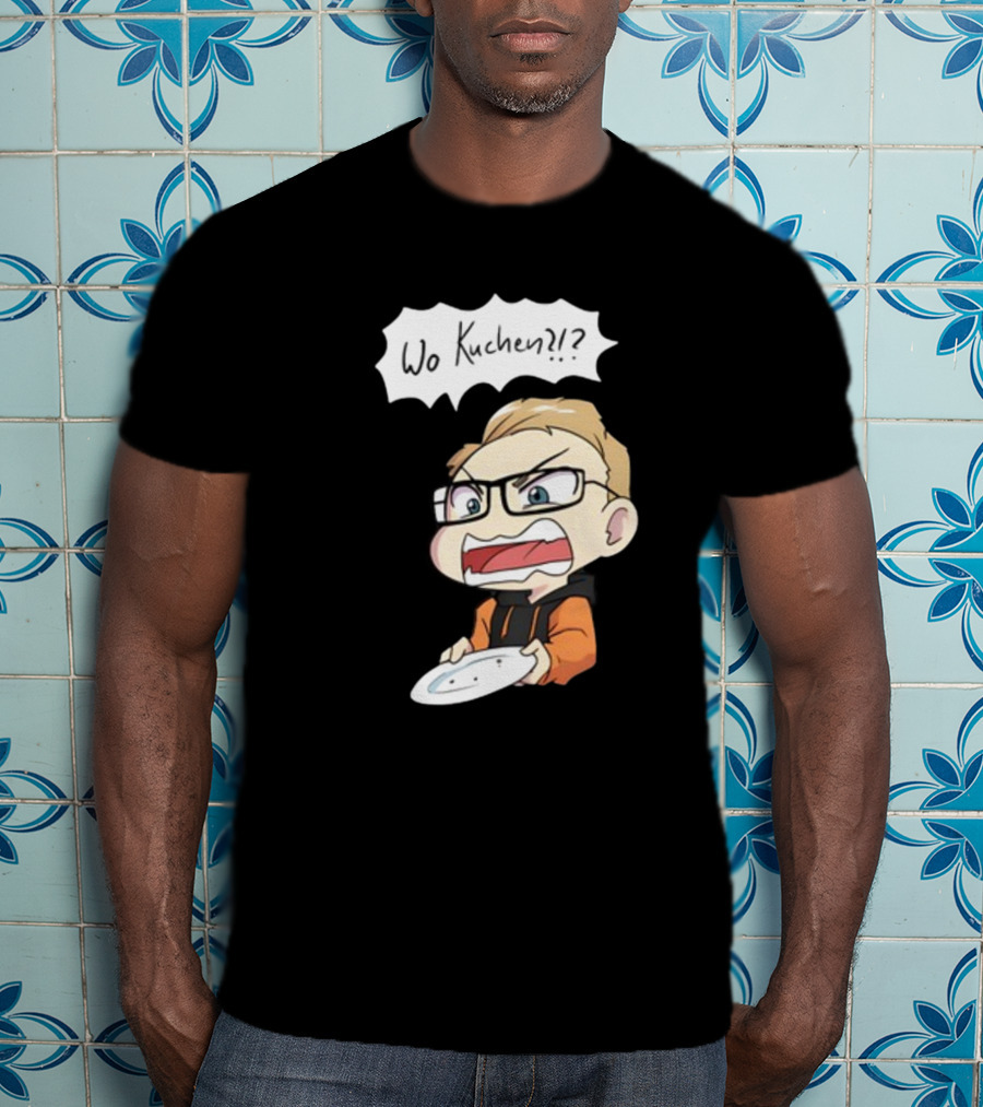 Wo Kuchen Kittycat Cakes Damen Comic Style Character T-Shirt