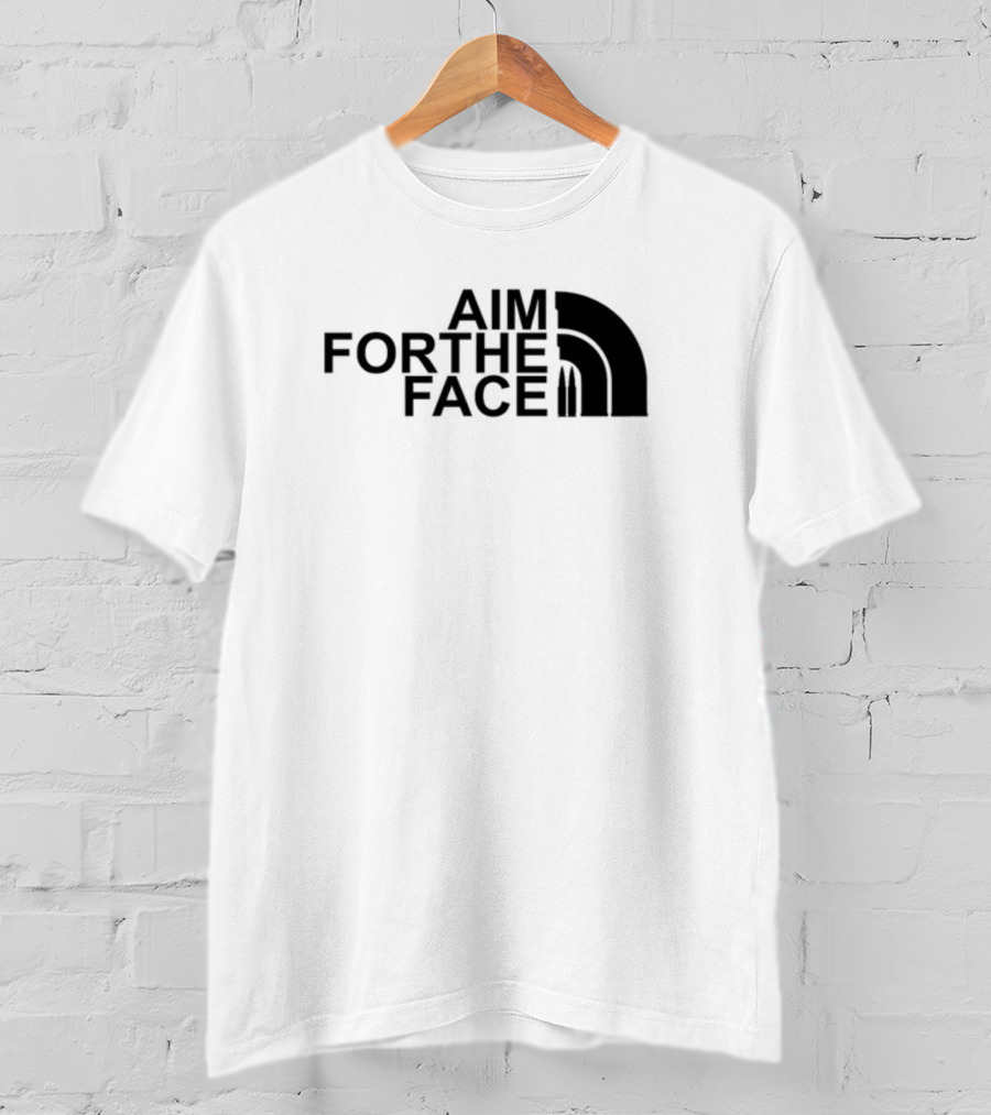 Mid Night Platoon Aim For The Face Bullet Inspired Arch T-Shirt