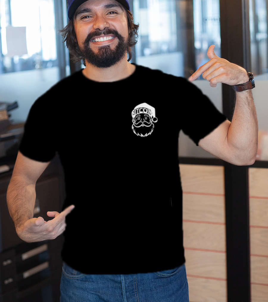 Crypto Hunters Bitcoin Santa Christmas Celebrations T-Shirt