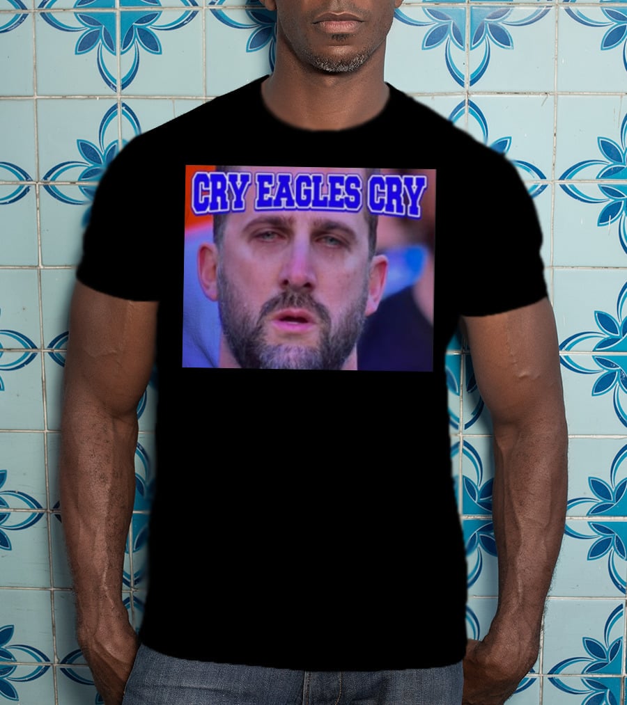 Shan Shariff Nick Sirianni Cry Eagles Cry Cry Eagles Cry T-Shirt