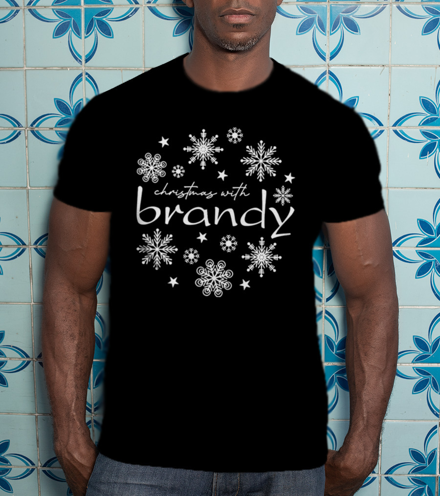 Christmas With Brandy Snowflakes Stars T-Shirt