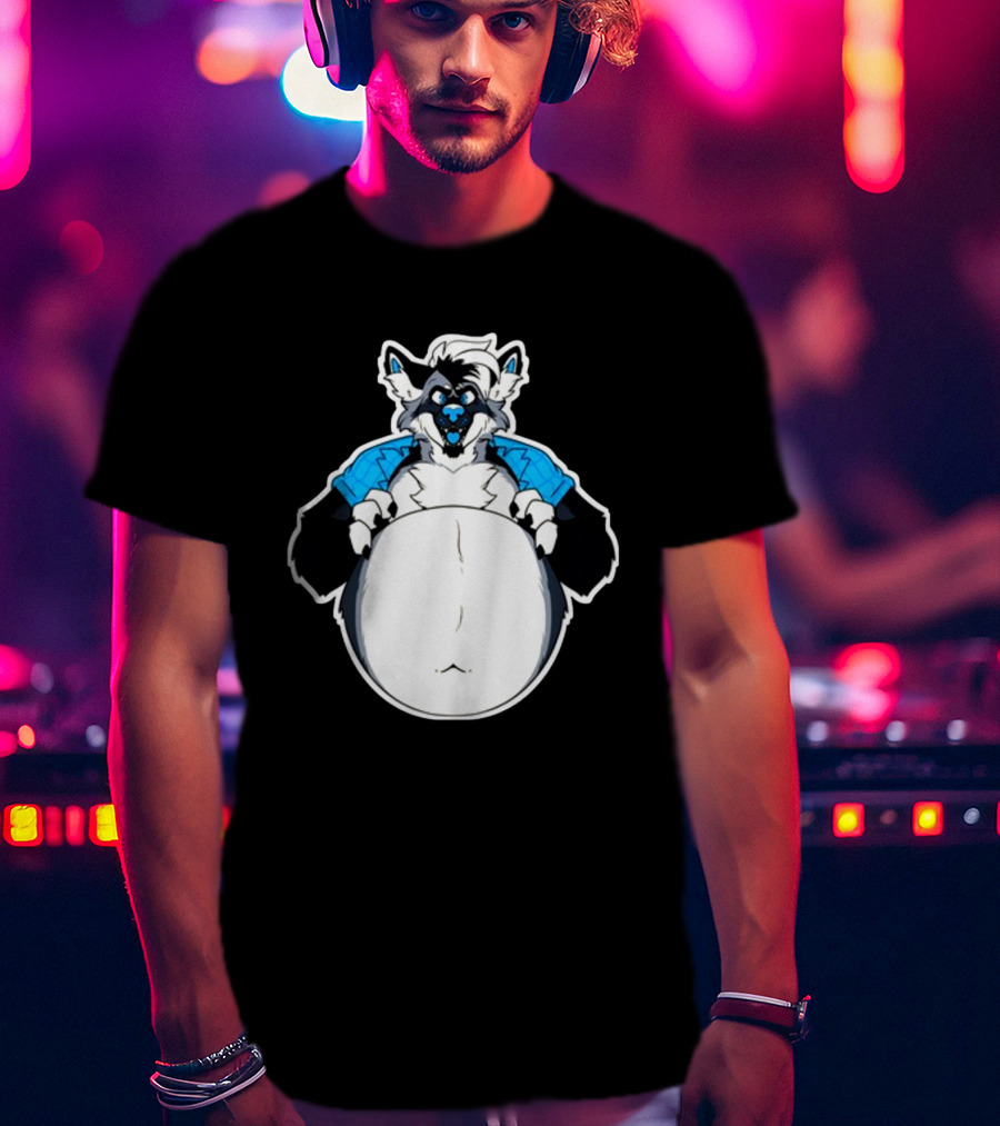 Sloshdog Jax's Cool Wolf Character T-Shirt