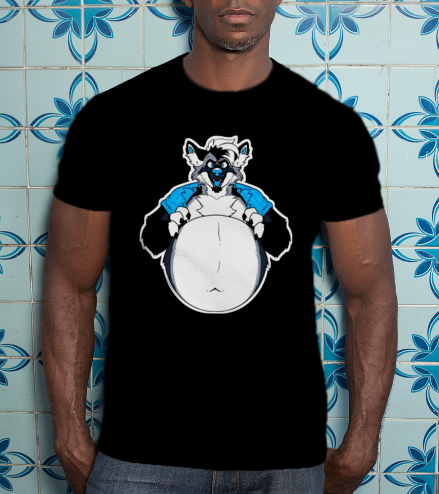 Sloshdog Jax's Cool Wolf Character T-Shirt