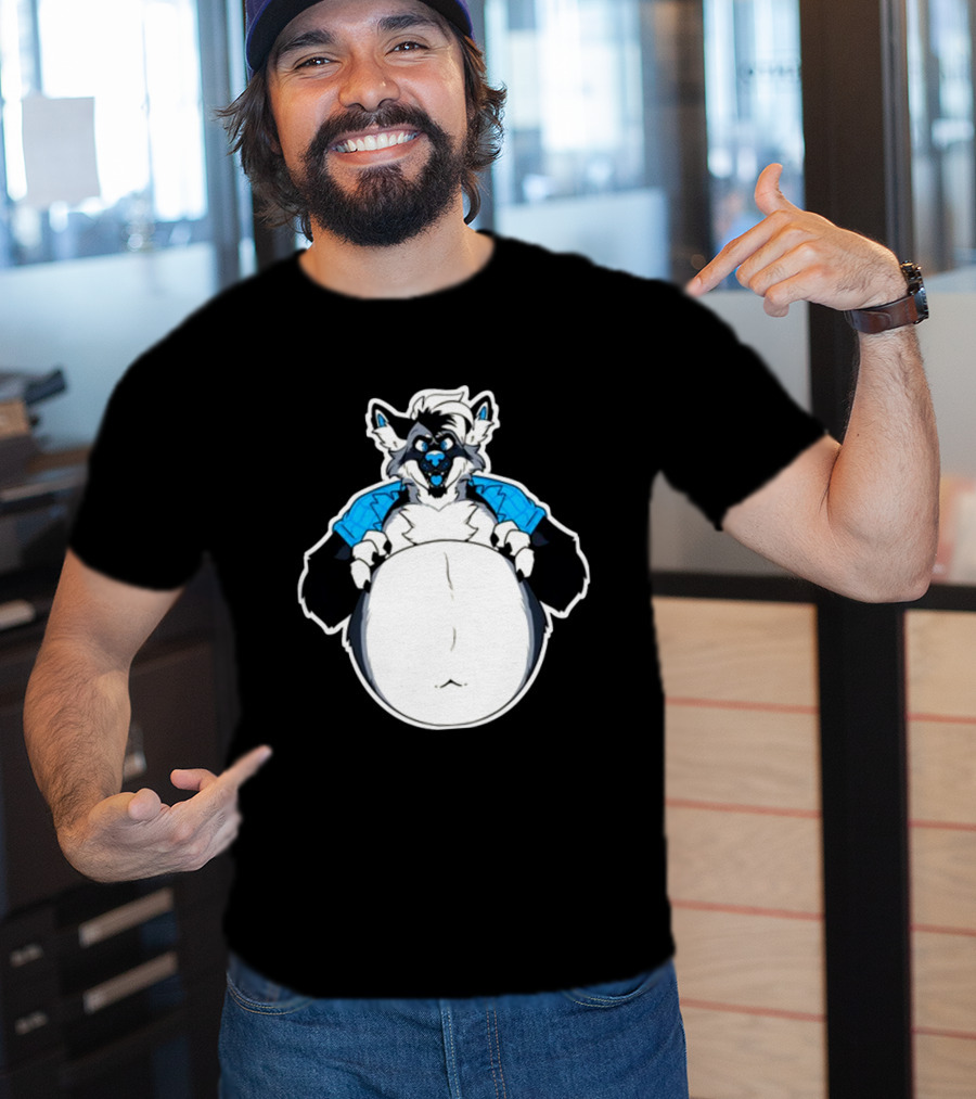 Sloshdog Jax's Cool Wolf Character T-Shirt