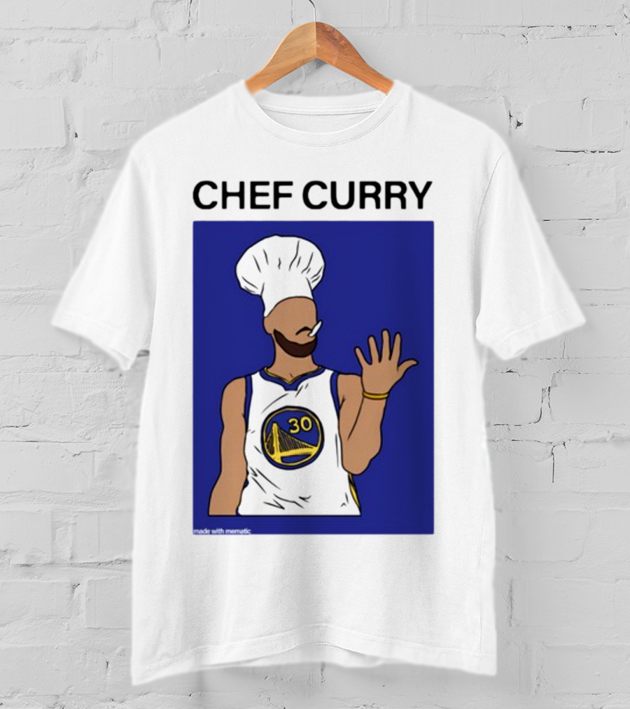 Chef Curry Golden State Basketball Number 30 T-Shirt