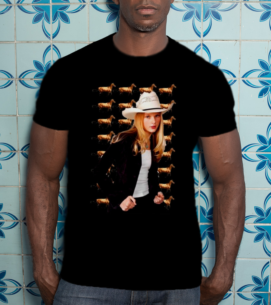 Extreme Horse Girl Cowgirl Aesthetic T-Shirt