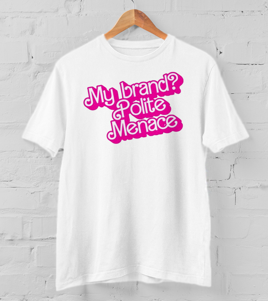 My Brand Polite Menace Barbie New T-Shirt