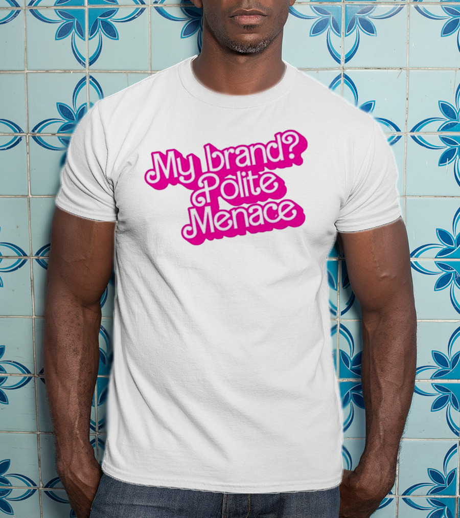 My Brand Polite Menace Barbie New T-Shirt
