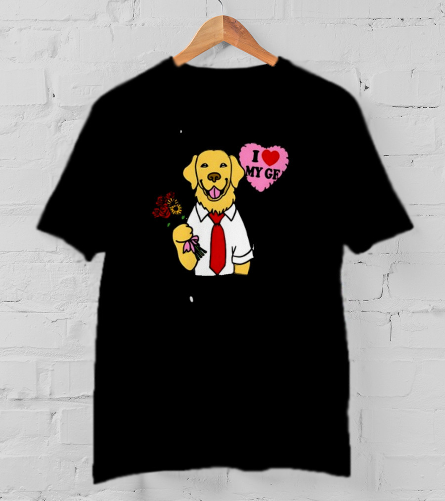 SORRY I HAVE A GOLDEN RETRIEVER BOYFRIEND I LOVE MY GF T-Shirt