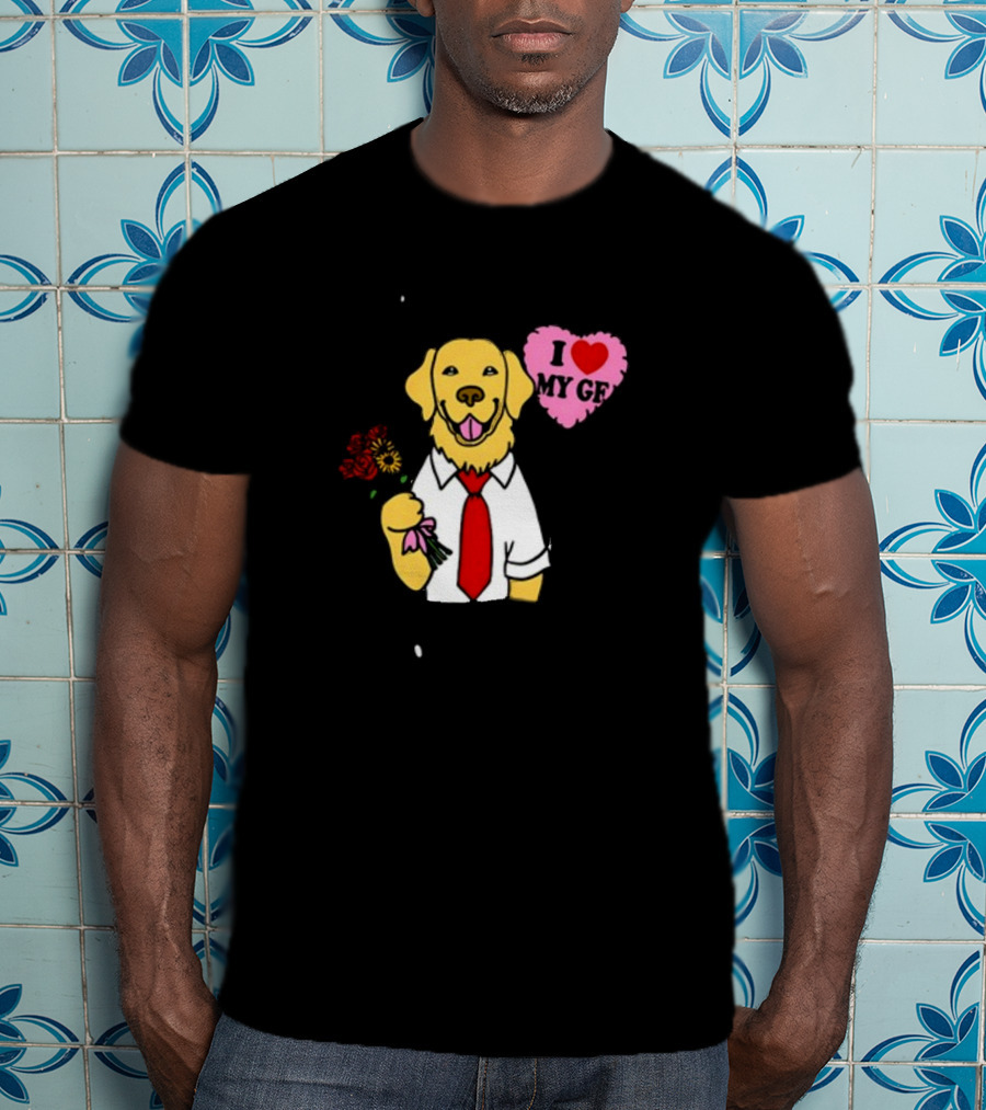 SORRY I HAVE A GOLDEN RETRIEVER BOYFRIEND I LOVE MY GF T-Shirt