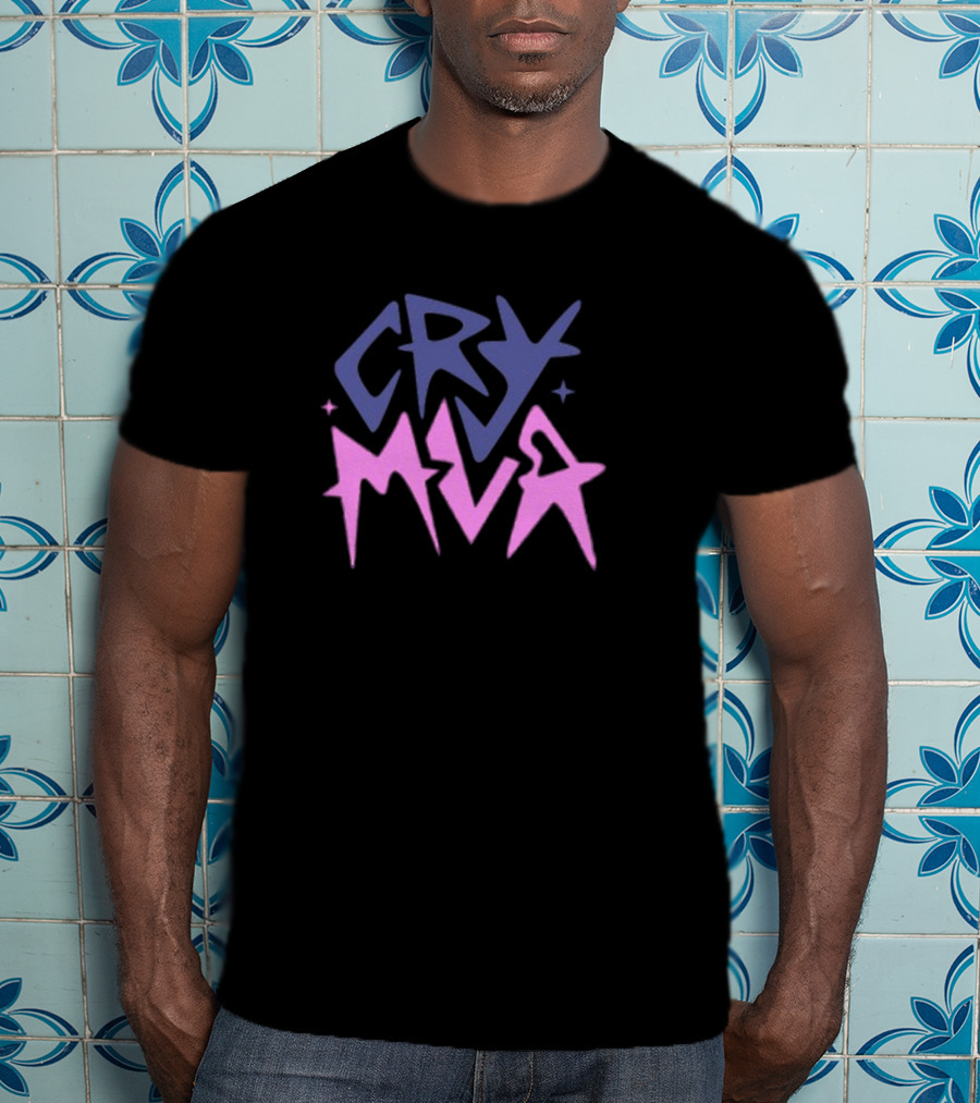 Xcryboy Yerimua Cry Mua Purple Pink Star T-Shirt