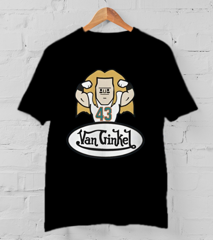 Van Ginkel 43 Vibzmiami Football Player T-Shirt