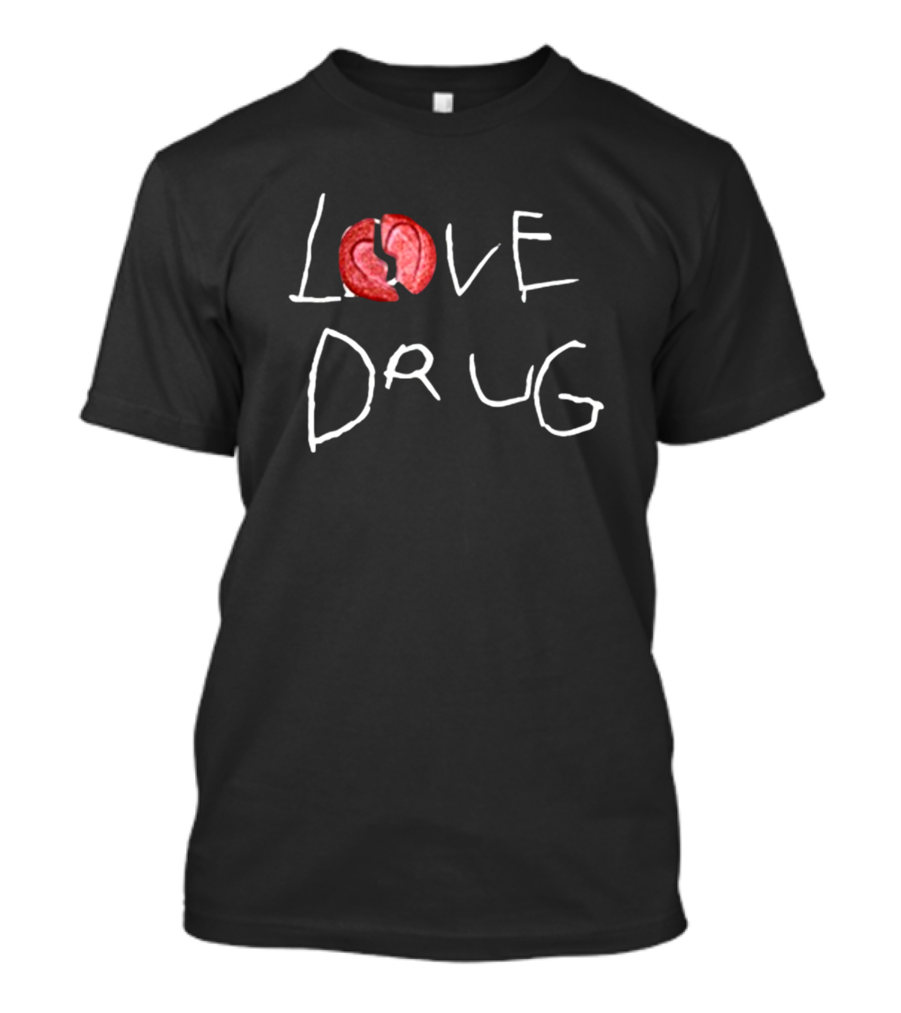 Grindhard Dark Grey Broken Love Drug T-Shirt
