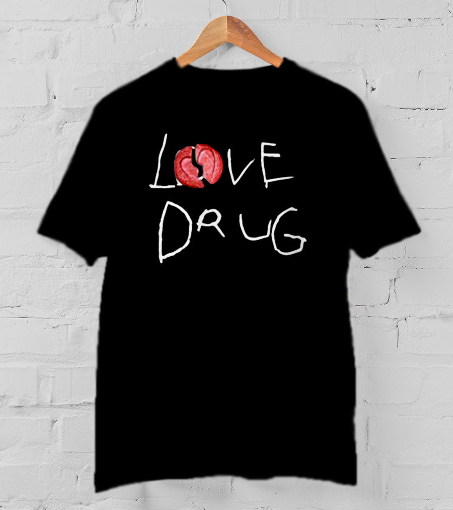 Grindhard Dark Grey Broken Love Drug T-Shirt