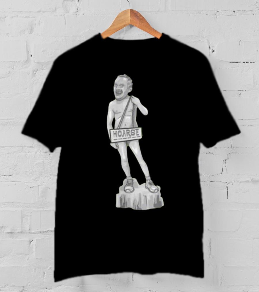 Stu Hoarse Stone Sculpture Statue T-Shirt