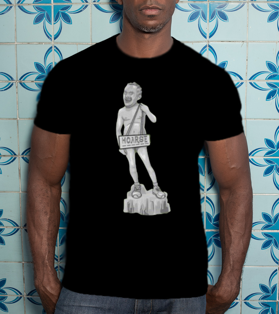 Stu Hoarse Stone Sculpture Statue T-Shirt