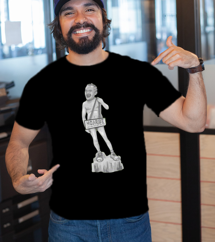 Stu Hoarse Stone Sculpture Statue T-Shirt