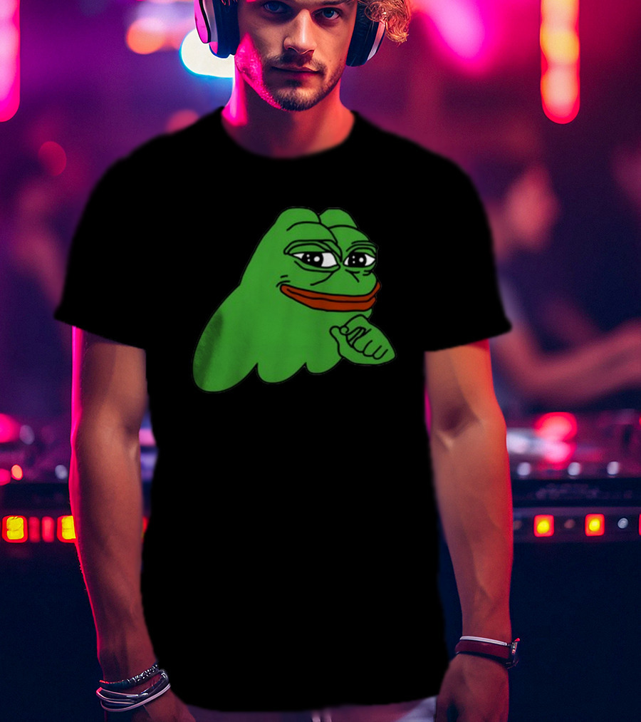 Ribbit.Pepe Pepe Frog Meme Iconic Sol T-Shirt