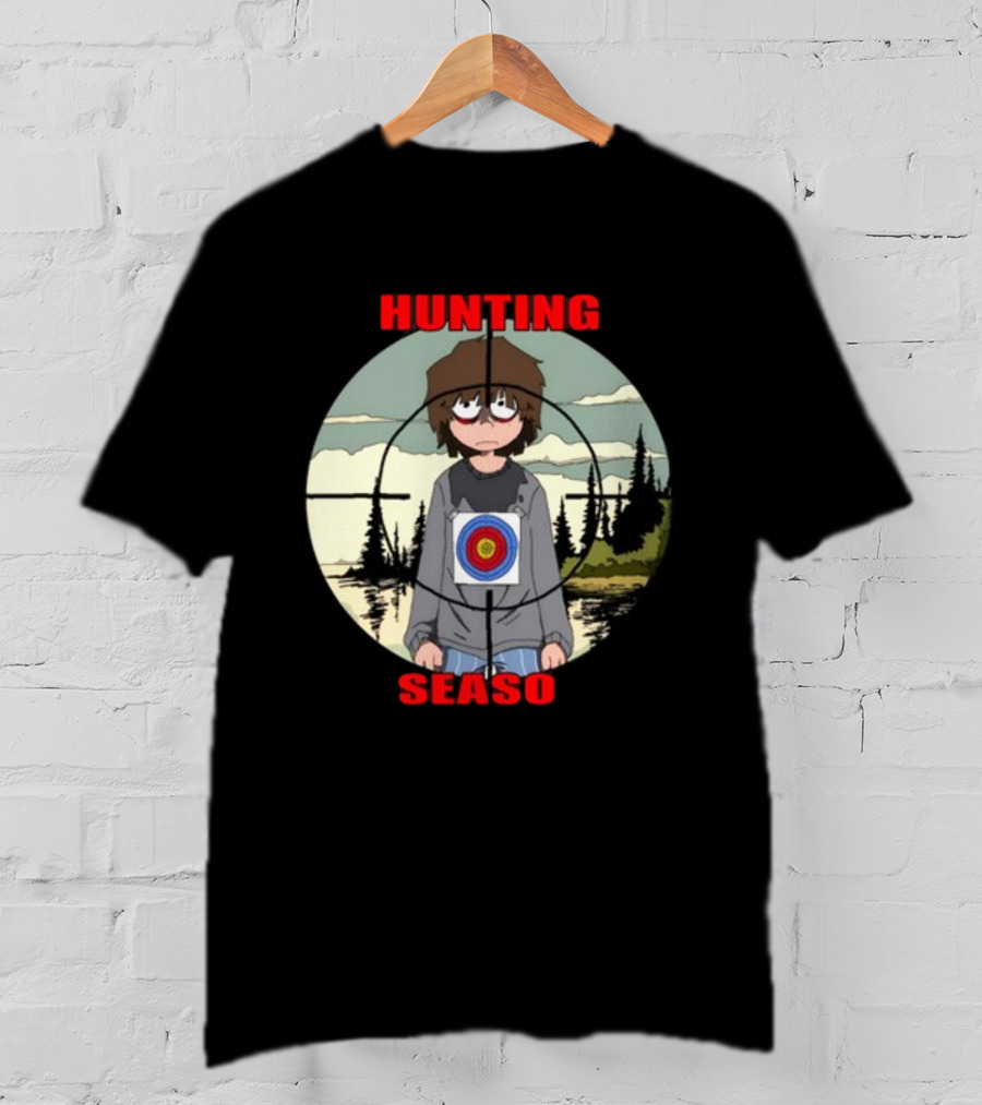 Mr Grill Gangster Hunting Season Crosshair Target Boy T-Shirt