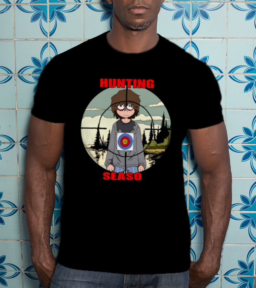 Mr Grill Gangster Hunting Season Crosshair Target Boy T-Shirt