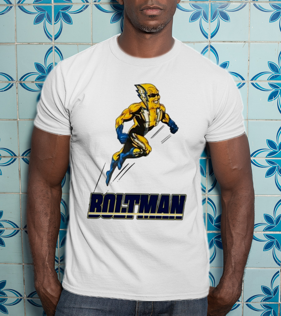 Boltman Superhero With Lightning Costume T-Shirt