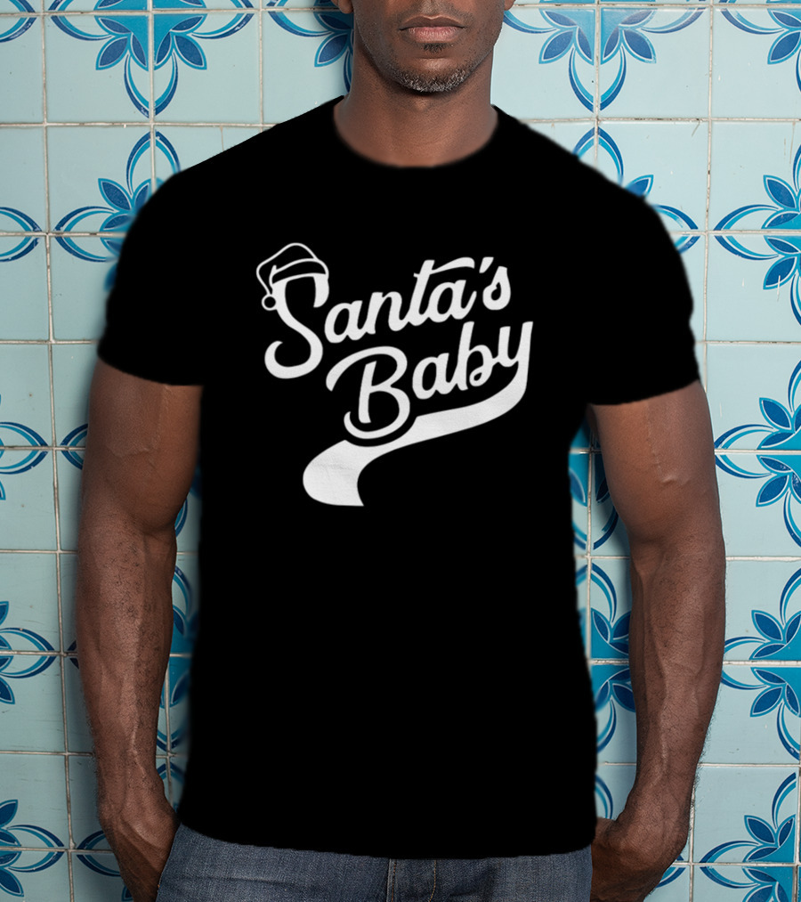 Santa's Baby Santa Hat Holiday Fun T-Shirt