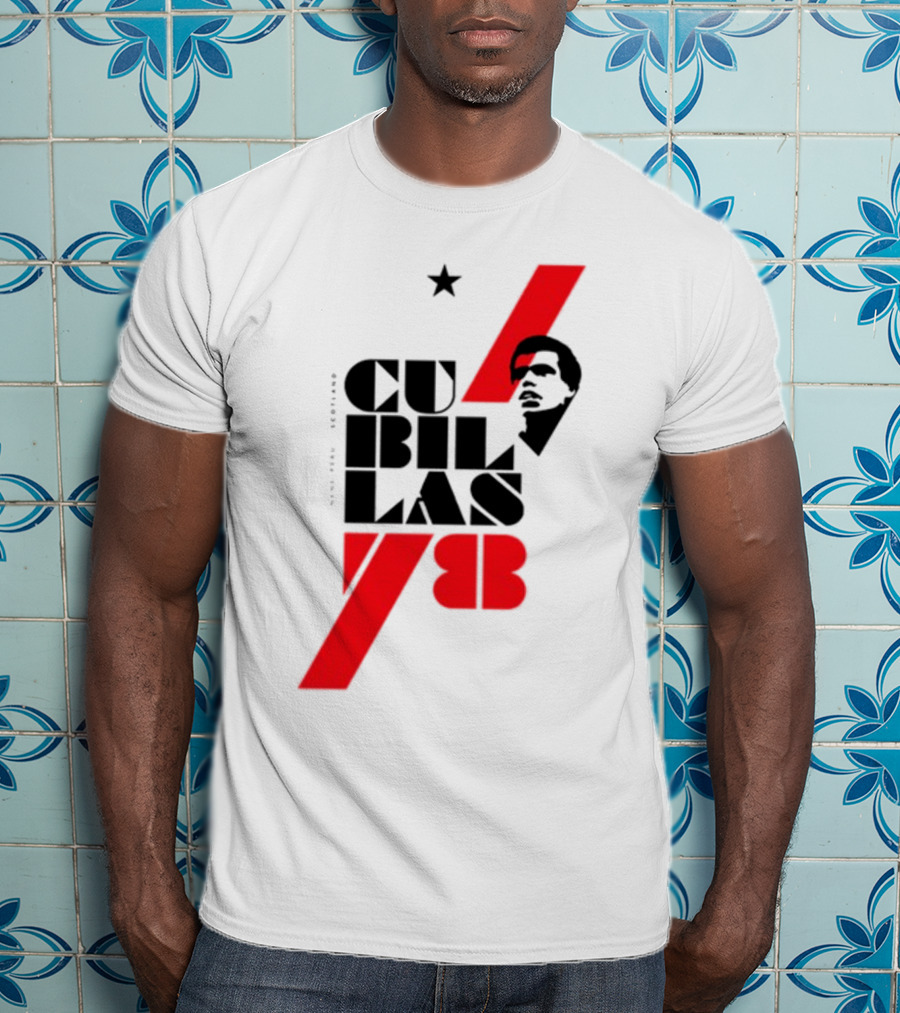 CUBILLAS 78 Star Iconic Red And Black T-Shirt