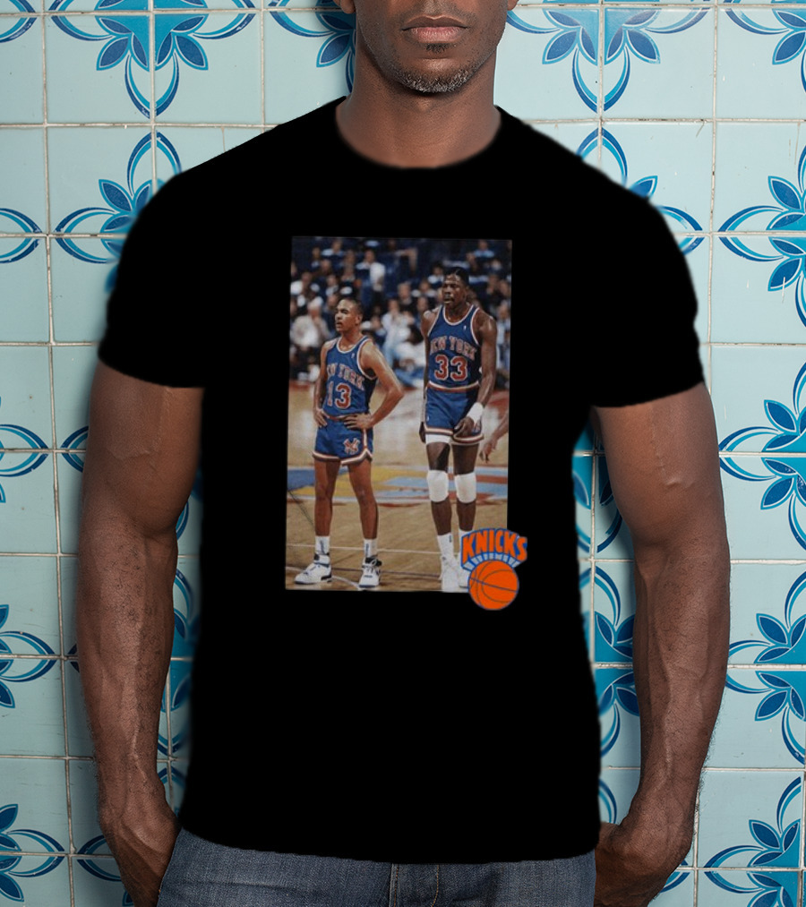 Mitchell And Ness NY Knicks Brunson Camiseta Player Photo Vintage Basketball 13 33 T-Shirt