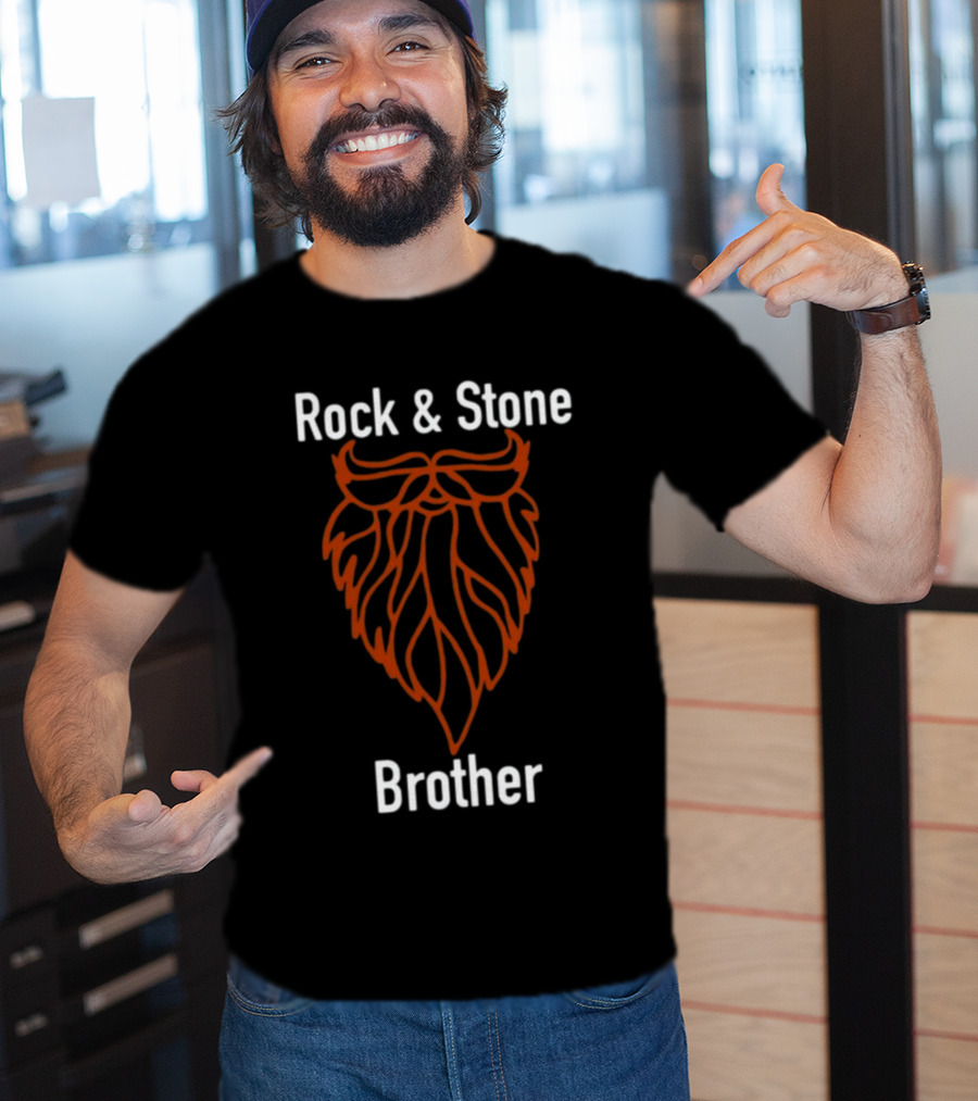 Rock And Stone Brother Beard T-Shirt