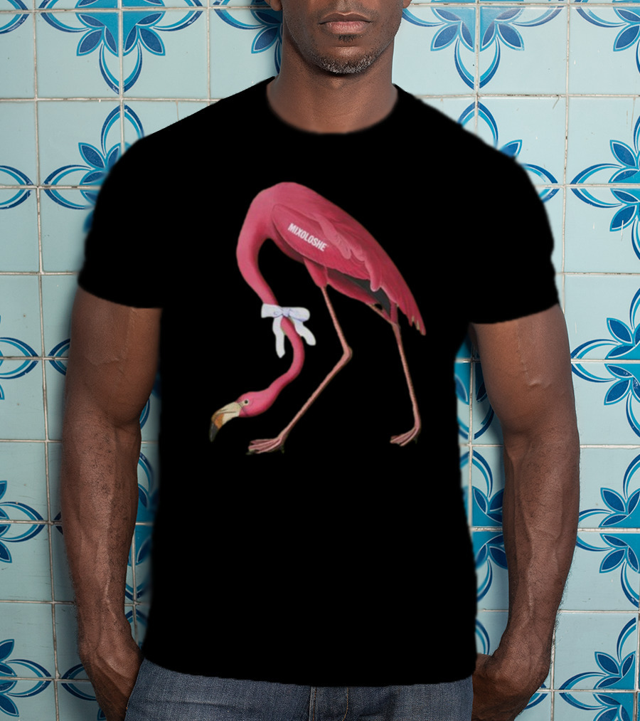 Mixoloshe Flamingo Team Crewneck T-Shirt