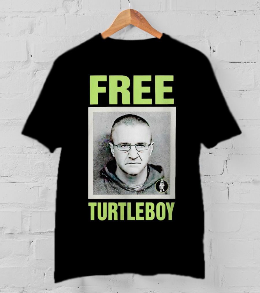 Free Turtleboy Mugshot T-Shirt