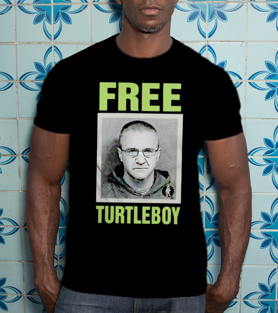 Free Turtleboy Mugshot T-Shirt