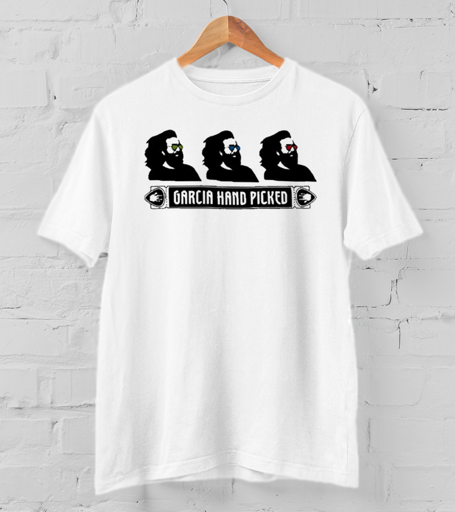 Garcia Hand Picked Jerry Garcia Silhouettes With Colored Glasses T-Shirt