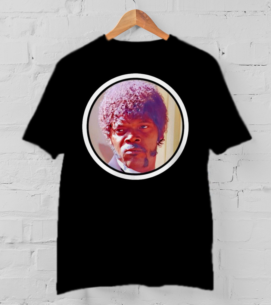 Jules Winnfield Iconic Look Pulp Fiction Samuel L Jackson Photo T-Shirt