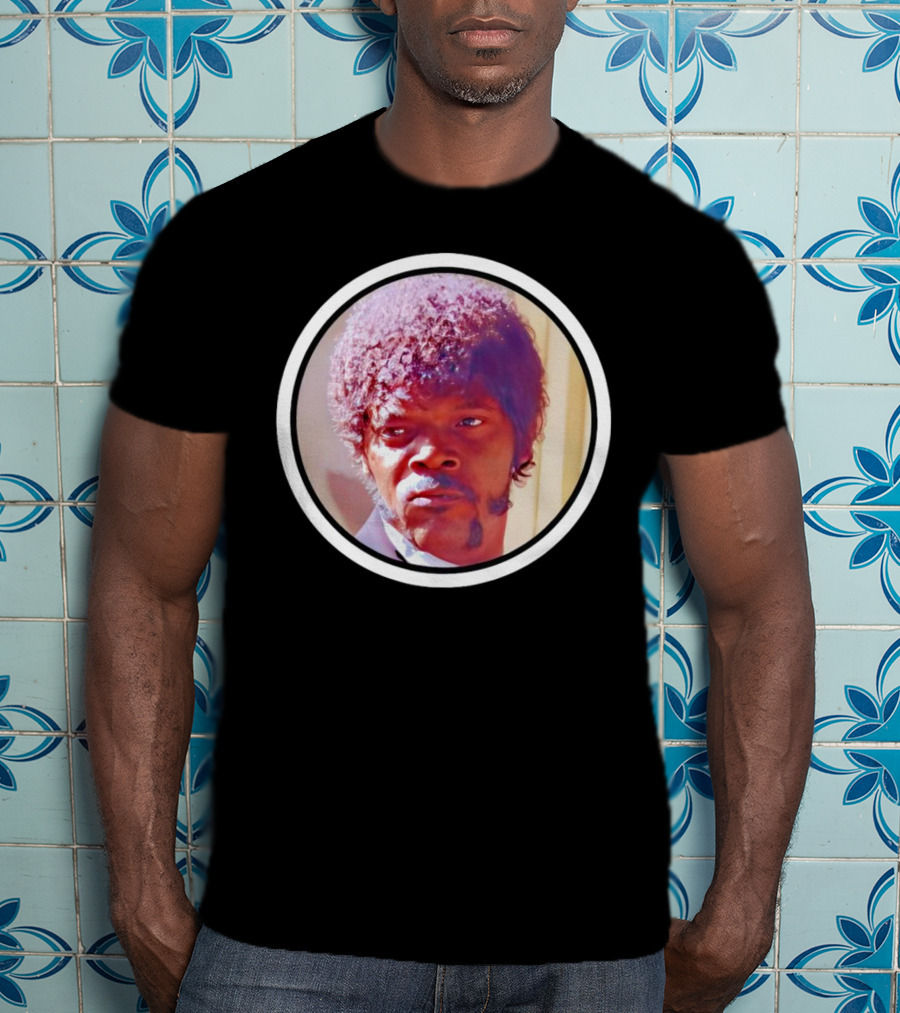 Jules Winnfield Iconic Look Pulp Fiction Samuel L Jackson Photo T-Shirt
