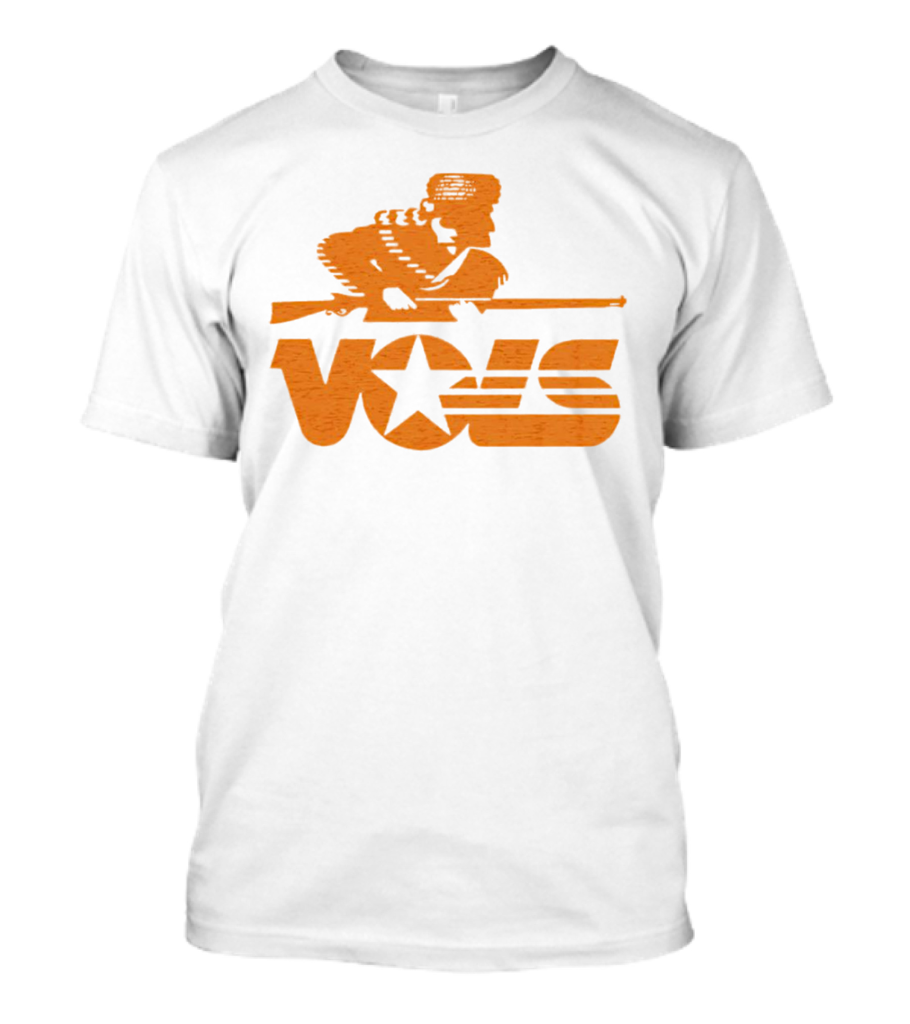 Tennessee Vols Vintage Rifle Star Retro T-Shirt