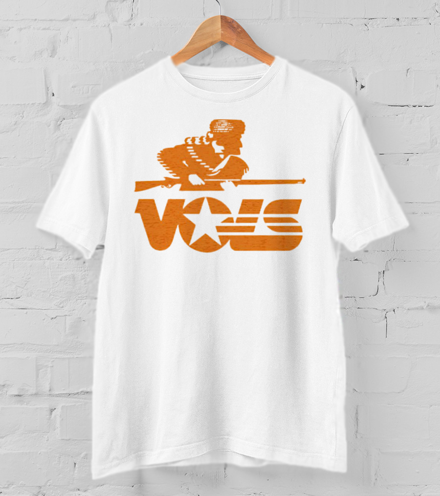 Tennessee Vols Vintage Rifle Star Retro T-Shirt