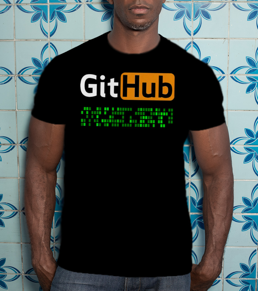 GitHub Code Contribution Squares T-Shirt