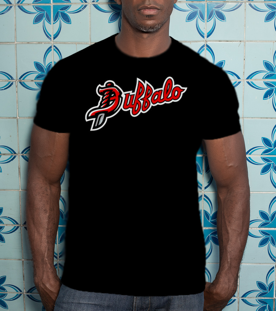 Buffalo Script With Sword T-Shirt