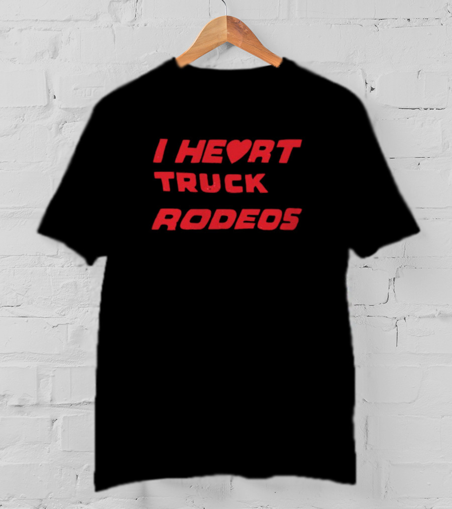 Midnight Rider I Heart Truck Rodeos Truck T-Shirt