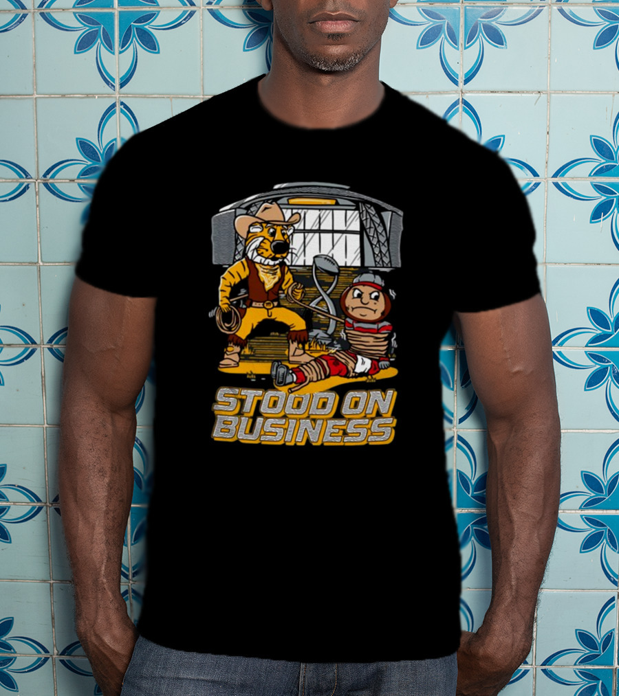 Stood On Business Mizzou Tiger Enforcer With Captive Buckeye T-Shirt