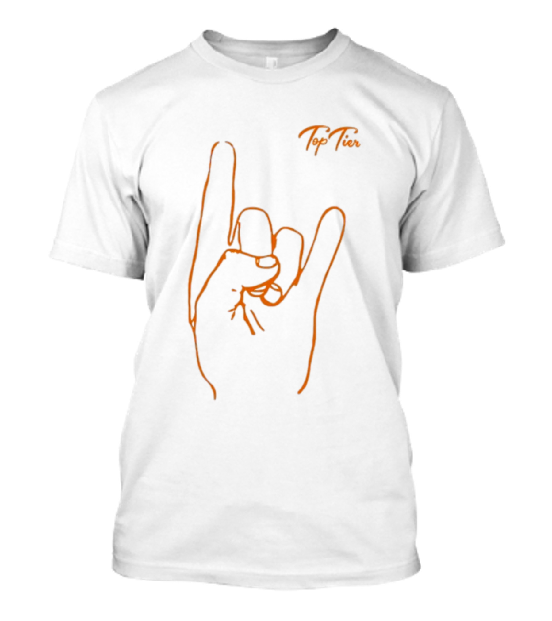 Top Tier Texas Hand Gesture Line T-Shirt