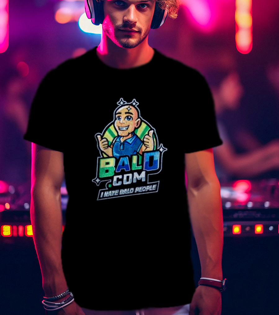 Cold Ones The Bald Bald.com I Hate Bald People T-Shirt