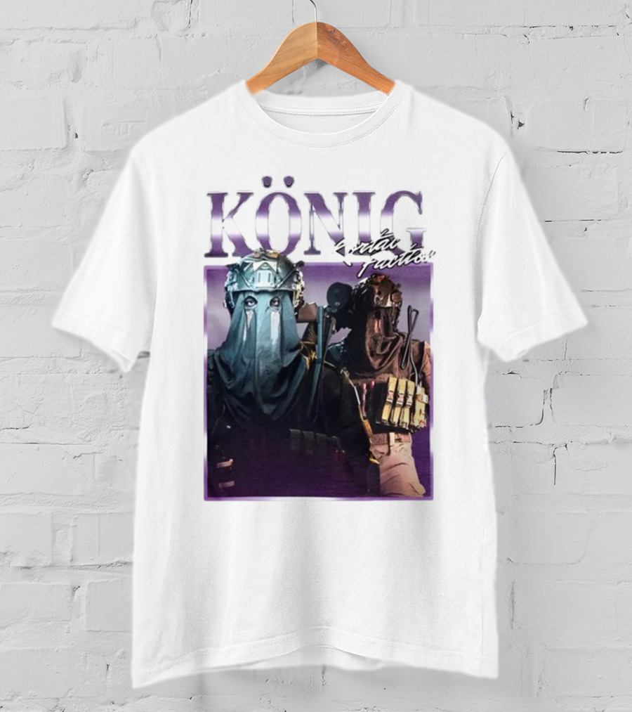 König Kortac Faction Masked Figures With Tactical Gear T-Shirt