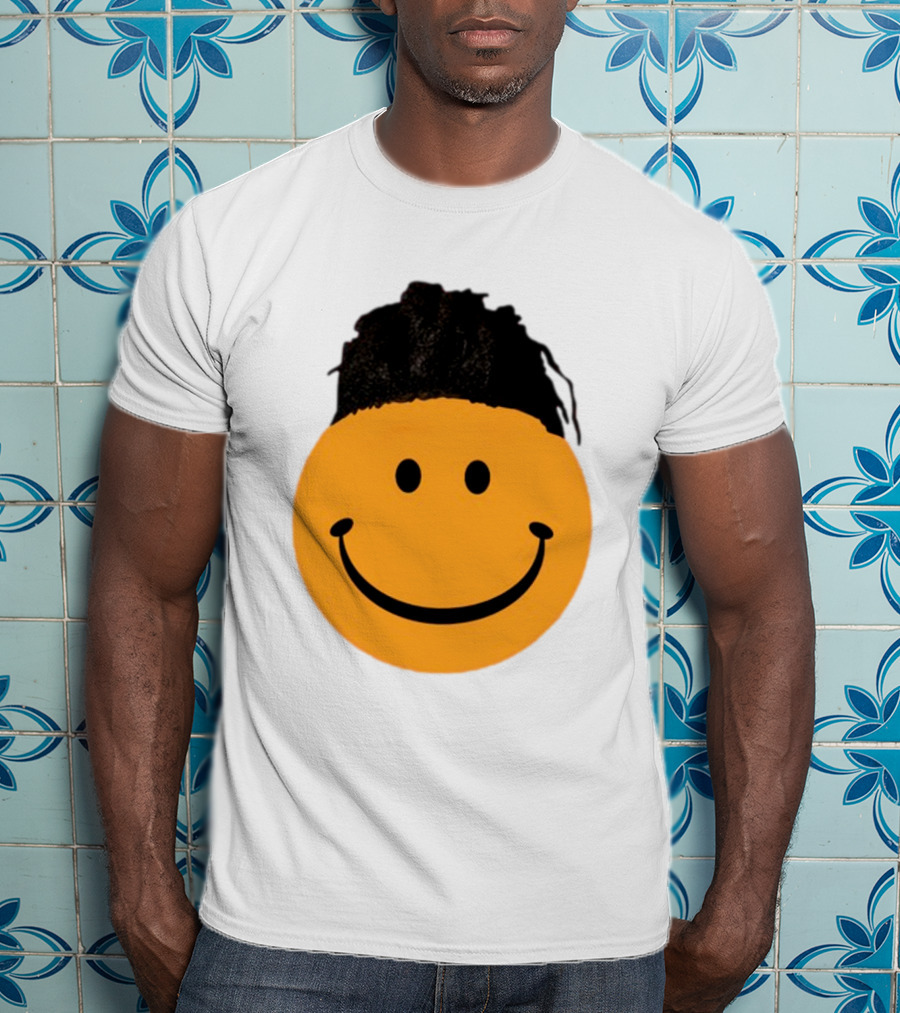 Smiling Face Have A Nice Game Emoji With Hair T-Shirt
